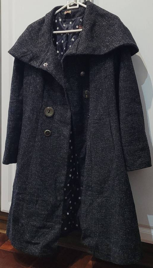 Ladies black/grey coat