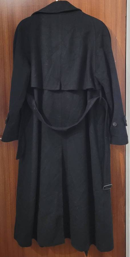 Petite Mademoiselle long black coat