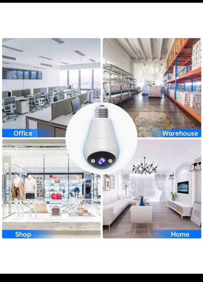 3MP Wireless Security Light Bulb Camera