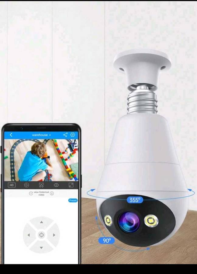 3MP Wireless Security Light Bulb Camera