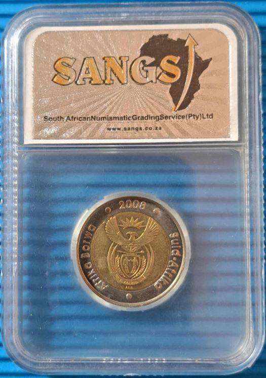 *** 2008 - SA R5 NELSON MANDELA - SANGS AU58 ***