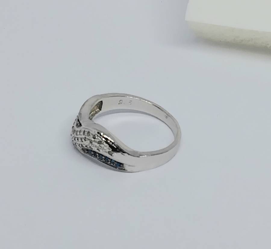 SALE! GENUINE NATURAL RAW DIAMOND RING - WAVE - UNIQUE