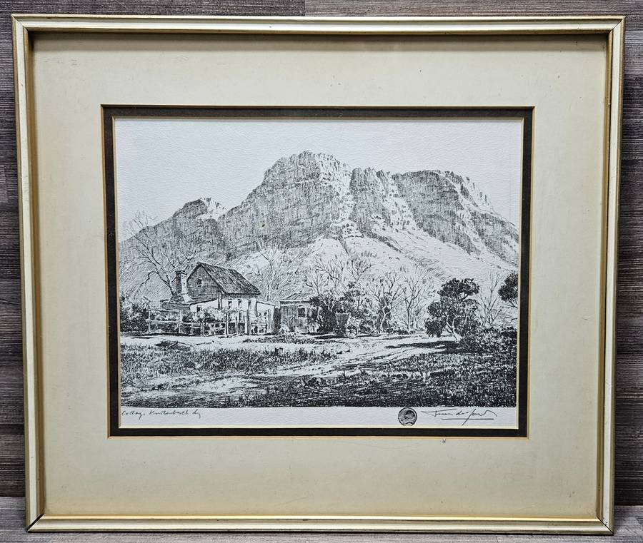 Signed Tinus de Jongh