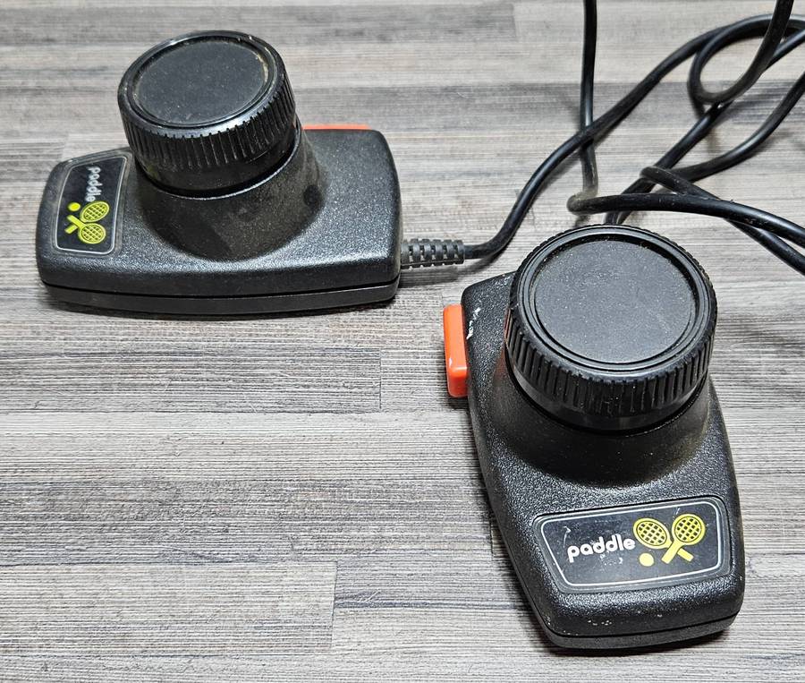 Vintage Atari controllers
