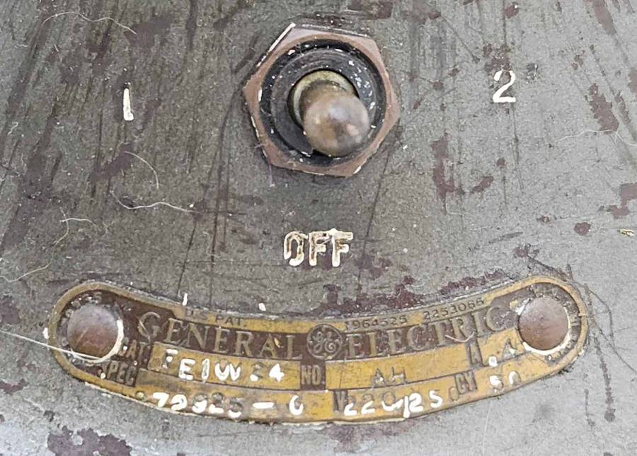 Vintage HEAVY, WORKING!!! Steampunk General Electric Fan