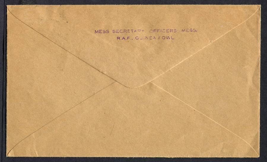 Southern Rhodesia - Cover - RAF No 26 E.F.T.S. - Guinea Fowl, Gwelo