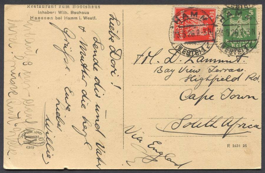 Germany - Post Card