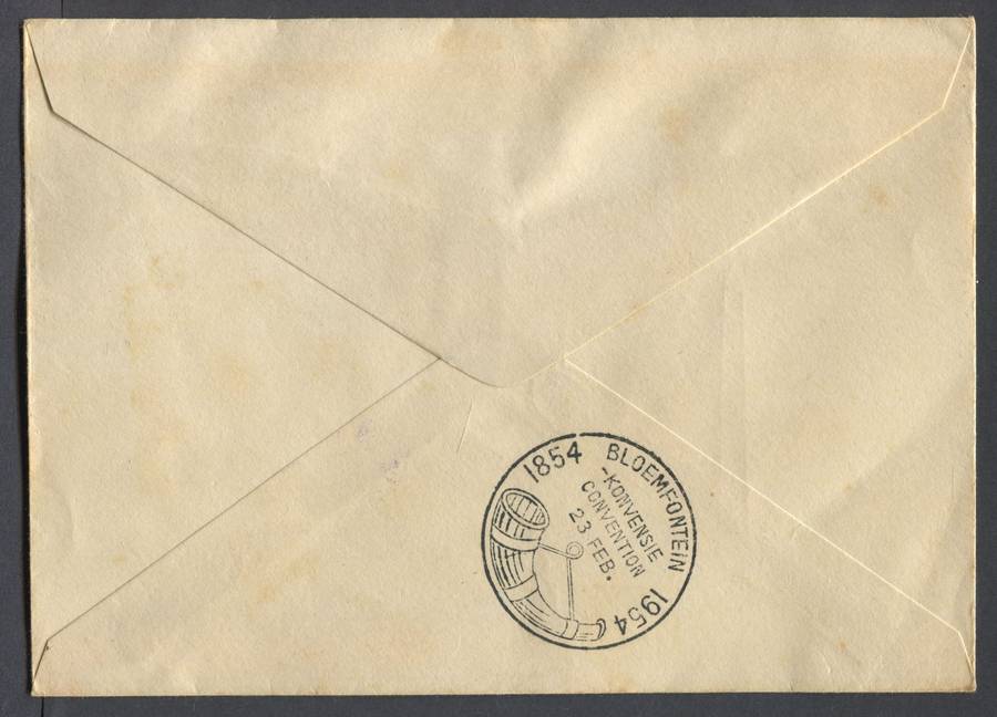 Union of SA - FDC - 1954