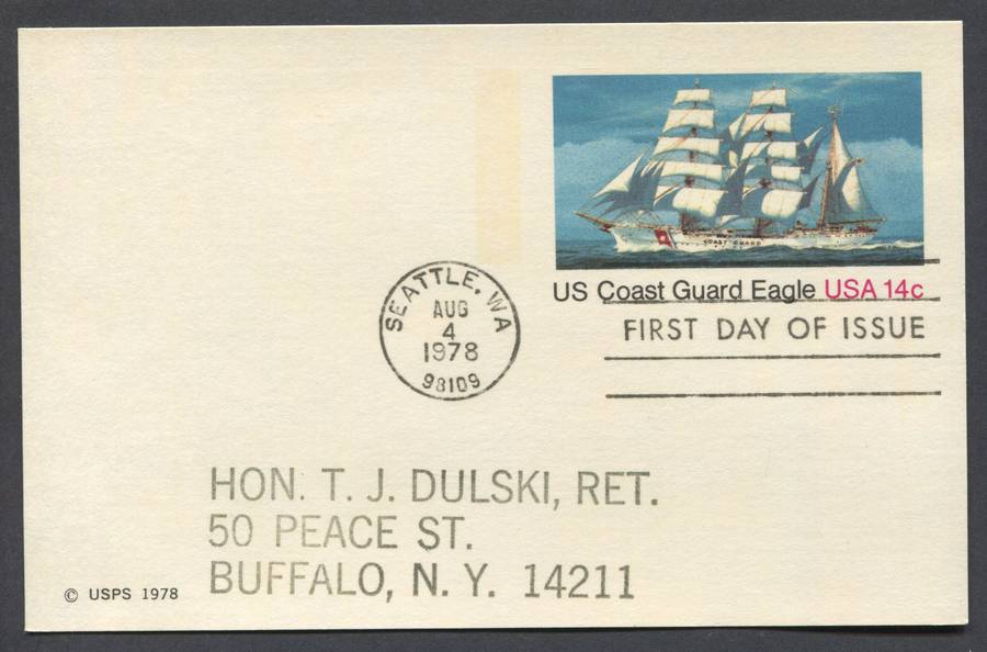 USA -  FD Post Card - 1978