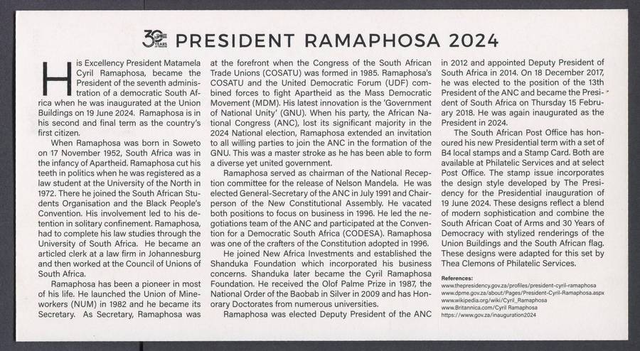 RSA - FDC - Card No 8.003 - 2024