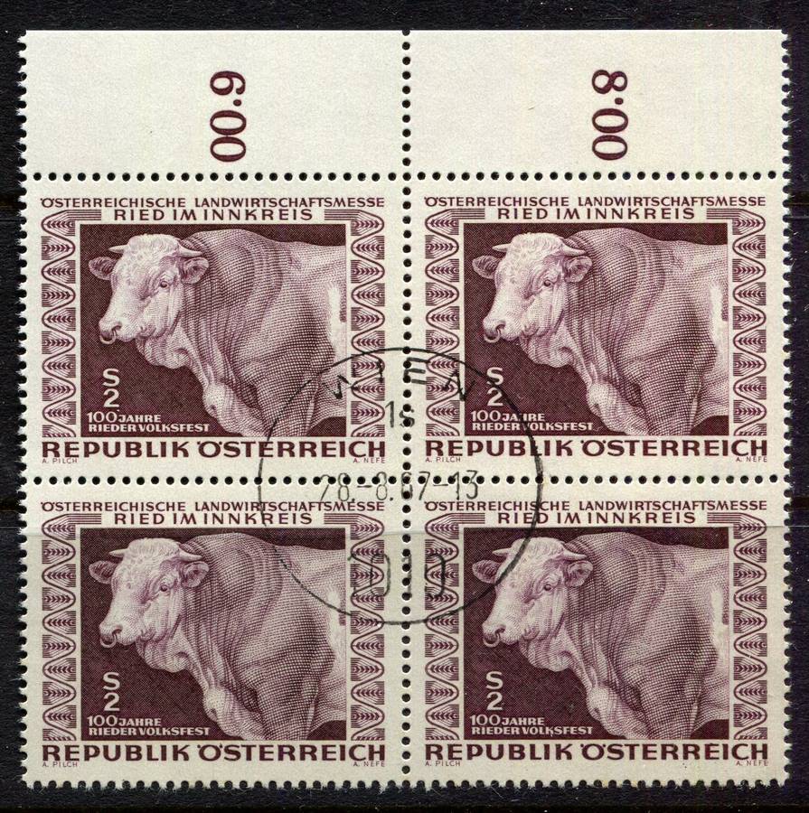 Austria - Block of 4 - 1967 - Used(CTO)