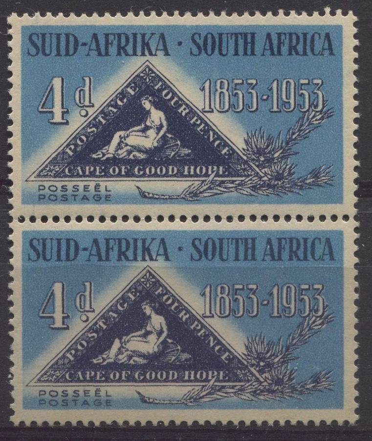 Union of SA - "Broken Knee" - 1955 - MNH
