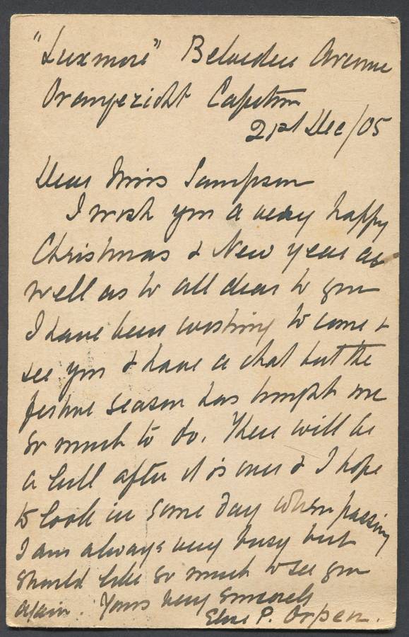 Cape of Good Hope - Post Card