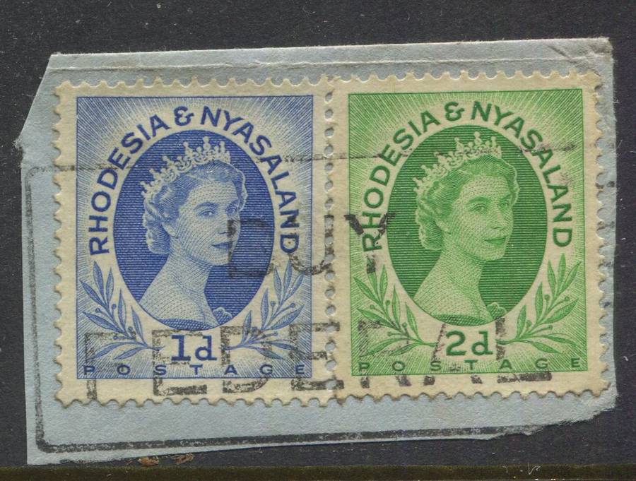 Rhodesia and Nyasaland - Used On Piece