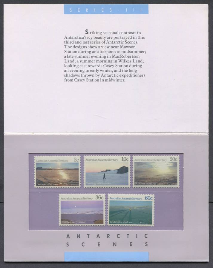 Australian Antarctic Territory - Presentation Pack - 1987 - MNH