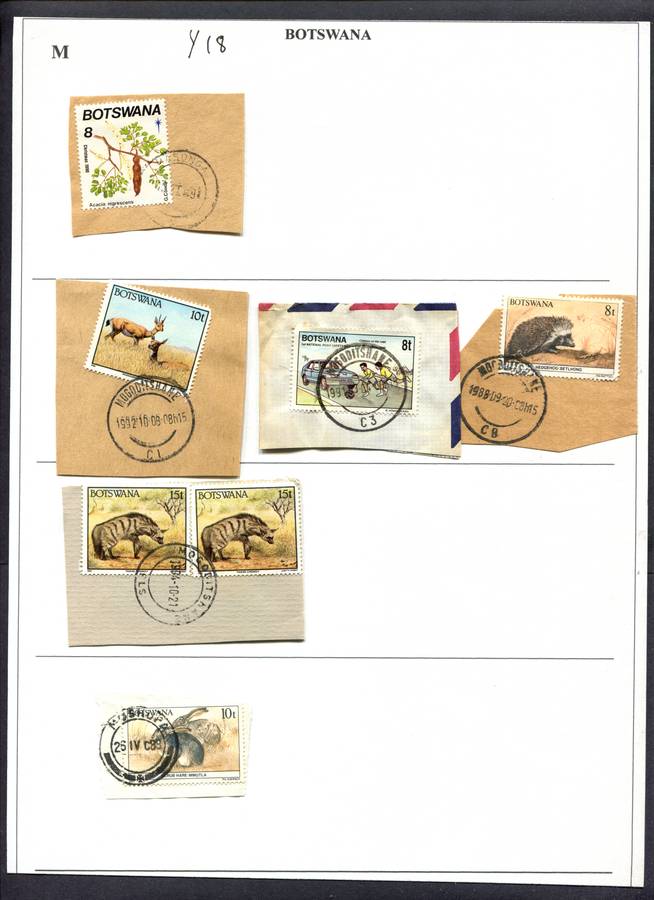 Botswana - 6 Pieces Mounted(Hinged) on Album Page