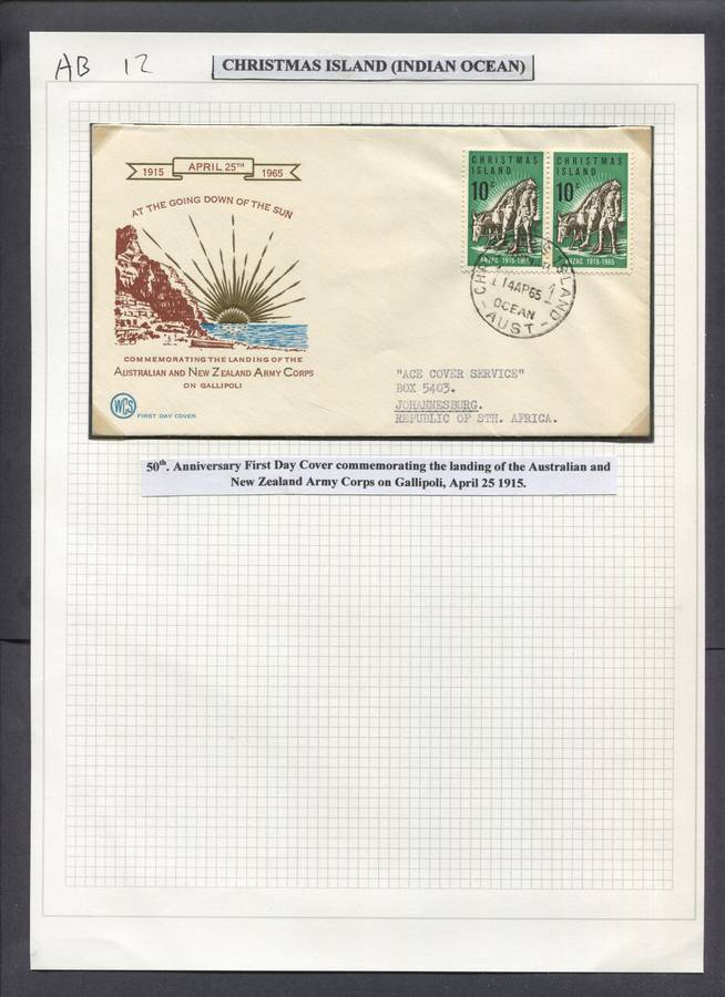 Christmas Island - 1 Cover in Photo Corners