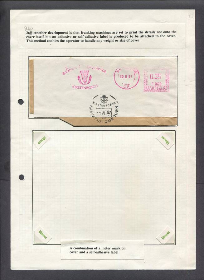 Meter Mail - 1 Item - Mounted On Album Page