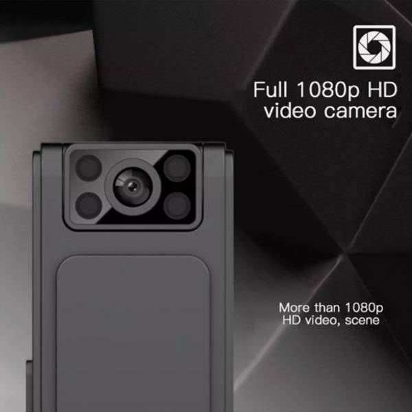 Incredibly Sleek & Powerful Surveillance & Stealthy Full HD Hidden Bodycam Security Camera