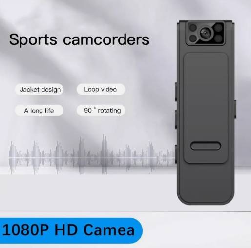 Incredibly Sleek & Powerful Surveillance & Stealthy Full HD Hidden Bodycam Security Camera