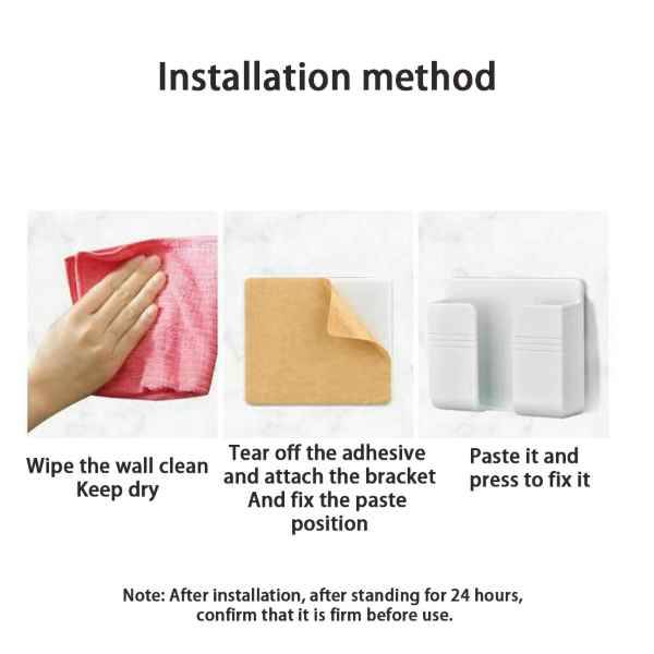 Wall Mounted Mobile Phone Charging Organizer