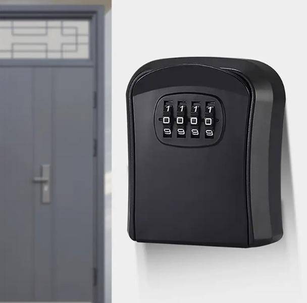 Portable & Quality Storage or Key Protect Four Digit Cypher Lock Box