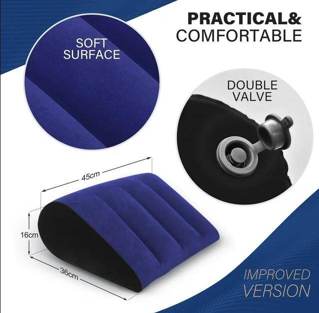 Quality Therapeutic Leg Elevation Wedge Pillow Inflatable Cushion