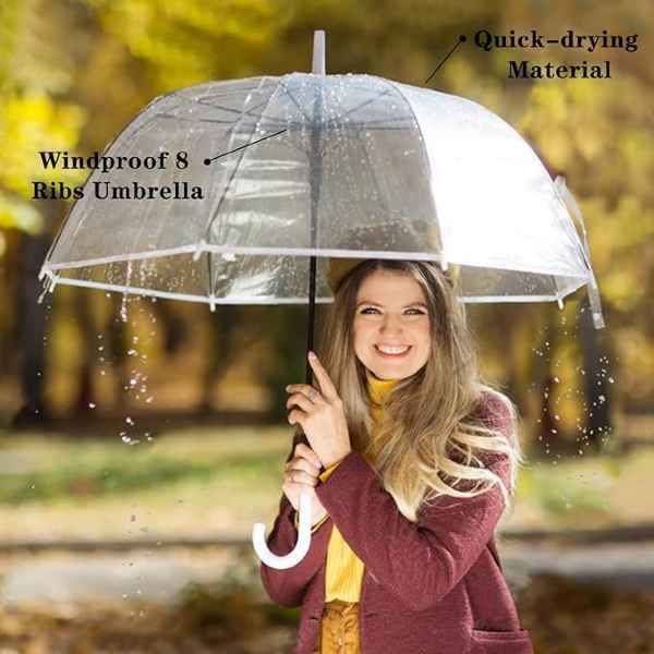 Chic  , Stylish & Unique Transparent Waterproof Umbrella