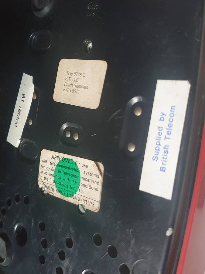 RETRO TURN DIAL TELEPHONE . BRITISH TELECOM.