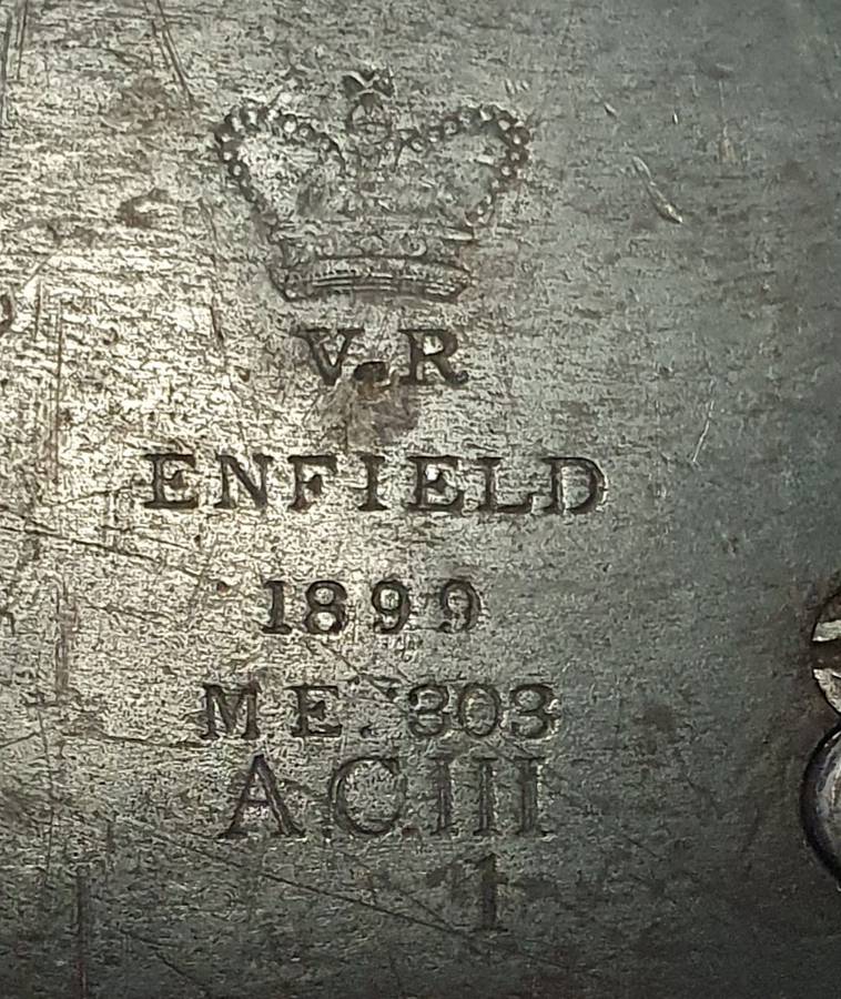 1899 ANGLO BOER WAR ENFIELD  . DE-ACTIVATED.