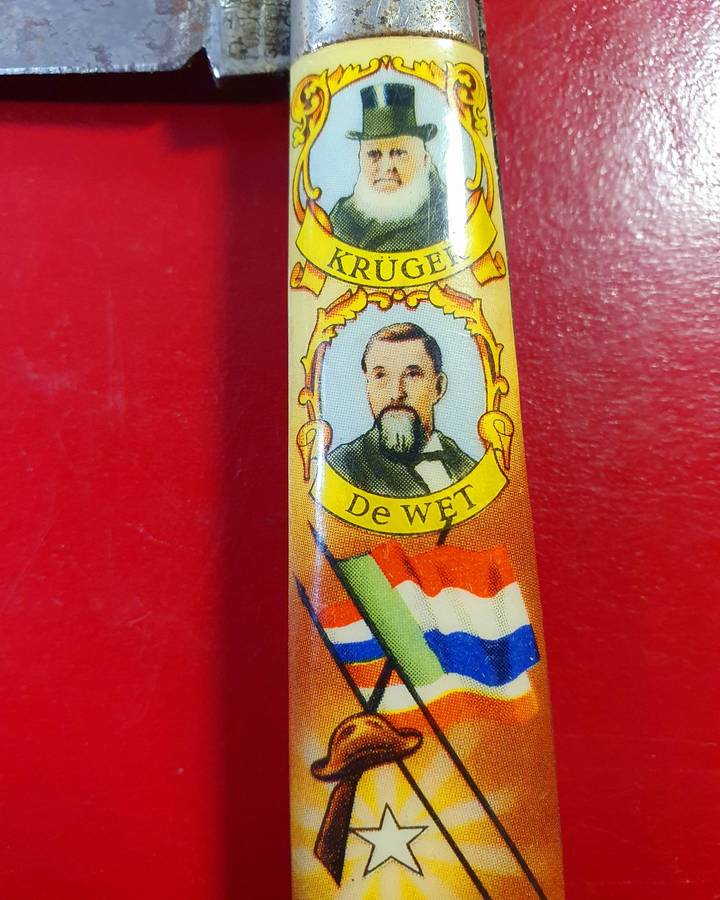 PAUL KRUGER & DE WET RICHARDSON SHEFFIELD POCKET KNIFE.