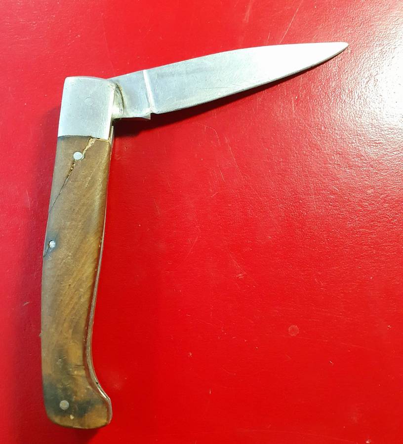 VINTAGE  INOX FOLDING KNIFE. 190mm