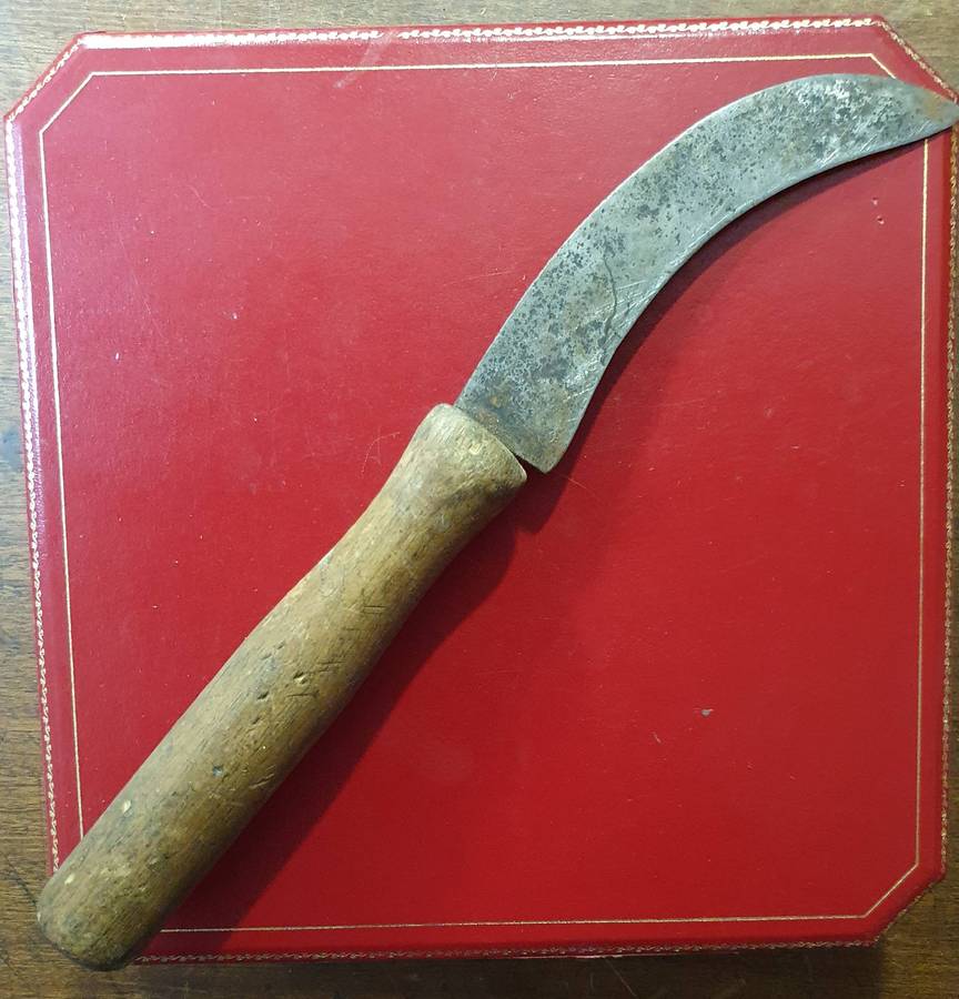 ANTIQUE PRUNING KNIFE. 250mm LONG