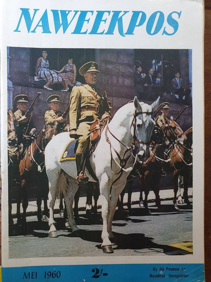 OKT.1962. NAWEEKPOS. MAANDBLAD VIR SATERDAE EN SONDAE. 280mm X 20mm APROX 70 PAGES.SCARCE AFRICANA!!