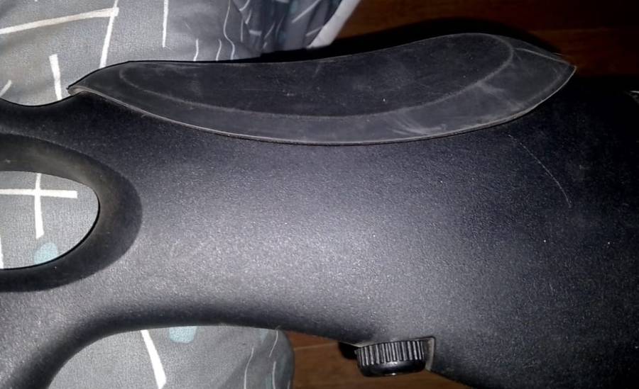 5.5mm AIR RIFLE. RETAY 135X. PLUS 150 PELLETS. AS GOOD AS NEW.