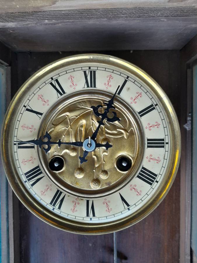 Vintage Gustav Becker Vienna wall clock -- Not Working--