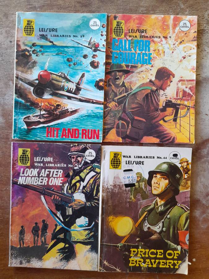 10 x LEISURE WAR LIBRARIES - (All for one bid)
