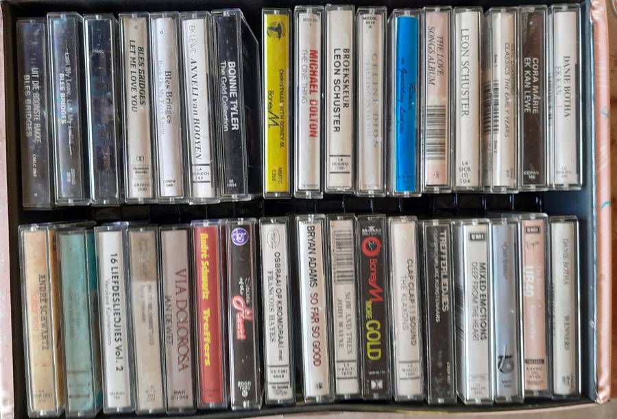 34 x Cassette Tapes with Storage Case (Origional tapes)