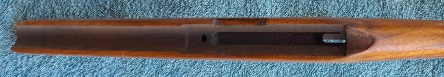 Wood rifle stock
