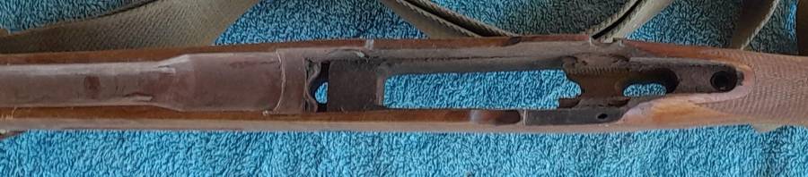 Rifle stock -- Wood