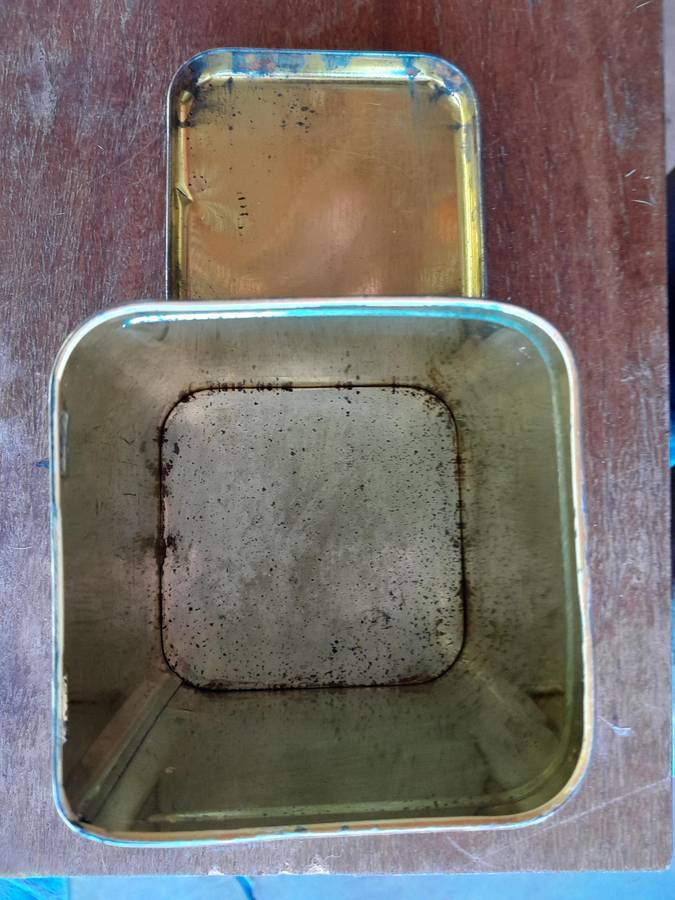 VINTAGE PRETORIA CENTENARY 1855-1955 EEUFEES COMMEMORATIVE TEA/COFFEE TIN (VOORTREKKER MONUMENT)