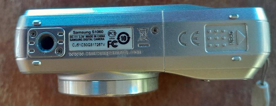 Samsung S1060 camera 6.3 31.5 mm