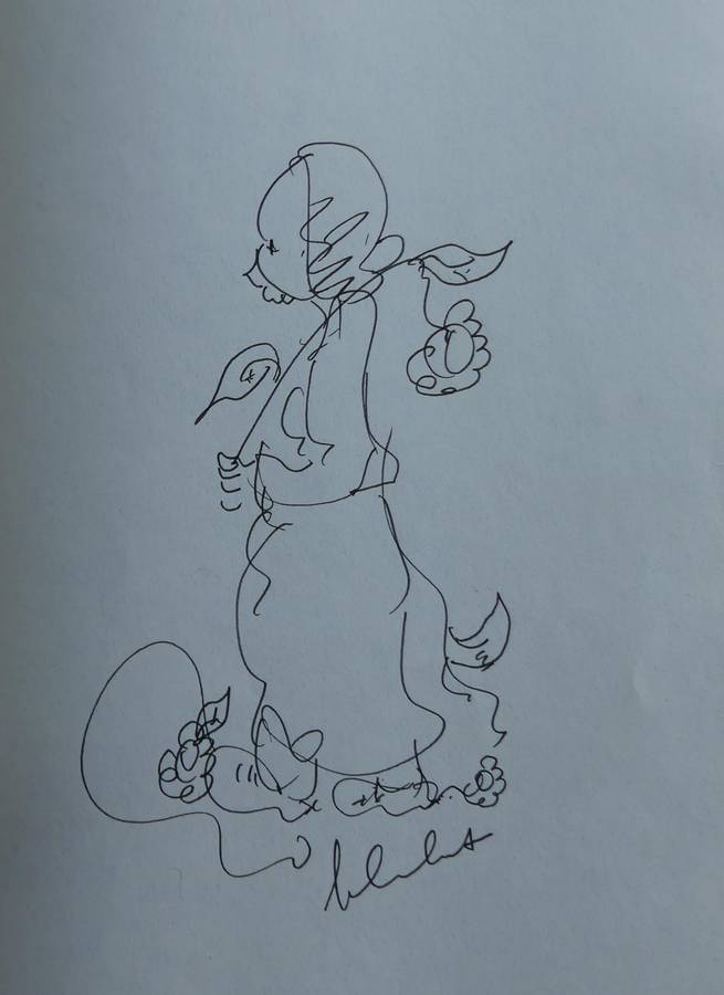 STRATE SONDER PAD by FRANS CLAERHOUT with original sketch and signature, **Eerste druk**