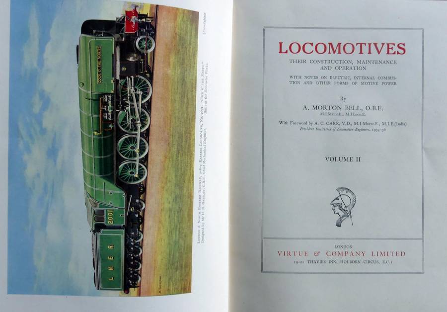 Locomotives  Their Construction, Maintenance and Operation -- by A. Morton Bell Vol 1 & 2  -- 1936