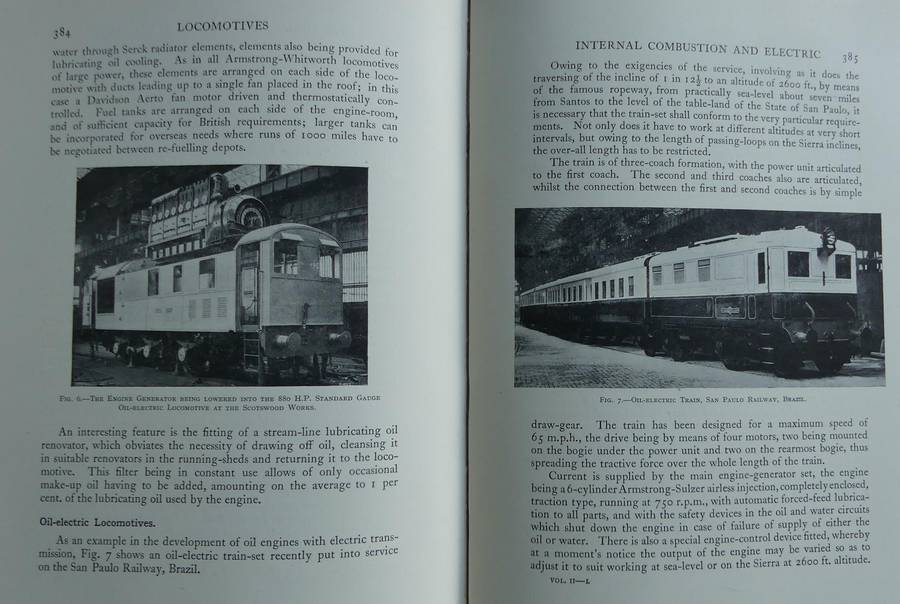 Locomotives  Their Construction, Maintenance and Operation -- by A. Morton Bell Vol 1 & 2  -- 1936