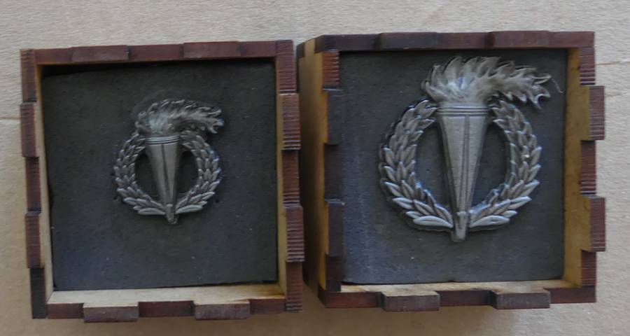 Set of 2 SANDF Pathfinder Proficiency badges  - No PF209 Full & Mini Size