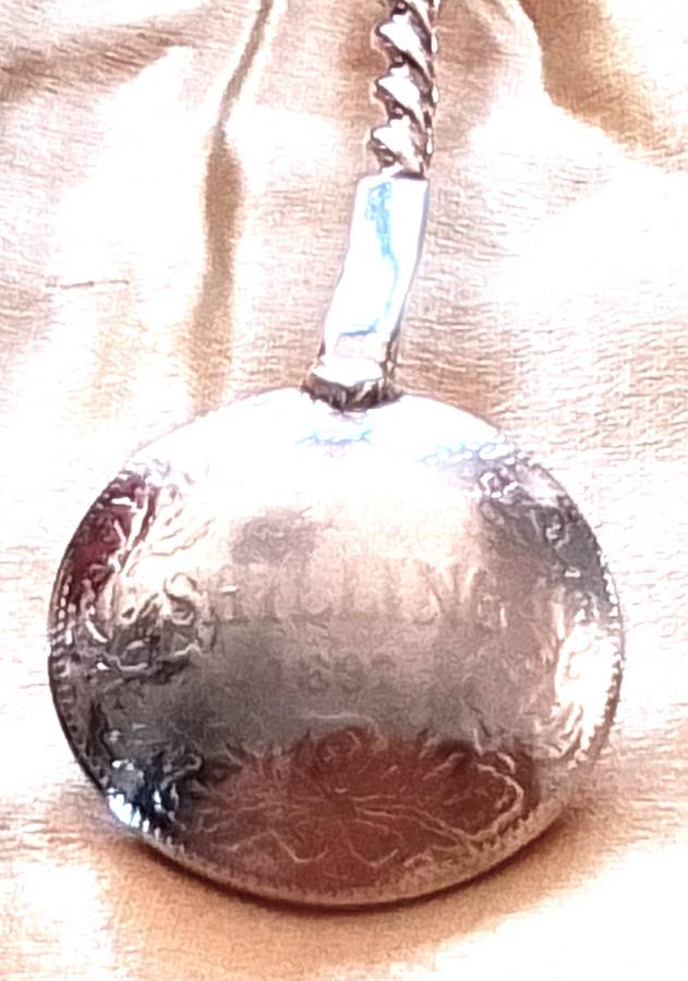 13pc Silver Shilling Spoon Set