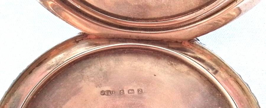 Birmingham  1949  -  Silver Powder Compact