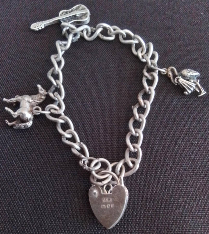 Silver  Cham bracelet