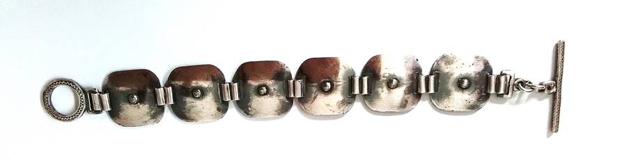 Silver Fob Bracelet with SA animals